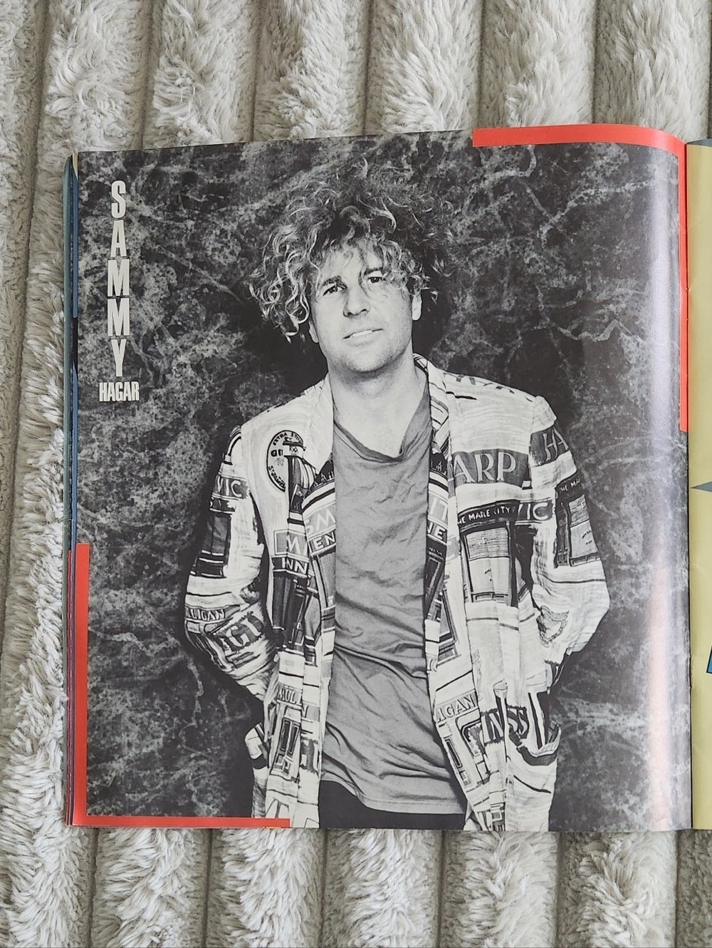 🎸 Vintage 1986 Van Halen 5150 World Tour Program Sammy Hagar EVH Classic Rock - Picture 8 of 12